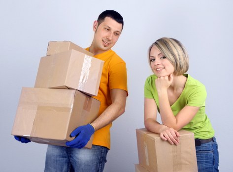 Van service helping with a small office relocation in Notting Hill