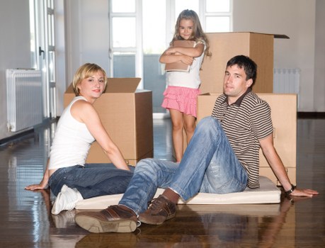 Commercial movers assisting with an office relocation in Notting Hill